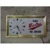 Image 1 : Co-Op Ice Cream Clock (Working) 19.5 by 10.5"