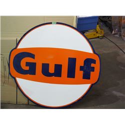 Gulf Sign 40" Round (Single Sided, Touched Up)