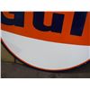 Image 5 : Gulf Sign 40" Round (Single Sided, Touched Up)
