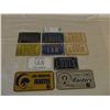 Image 1 : 10 Miniature Novelty License Plates American