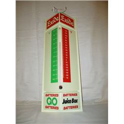 EXID Batteries Plastic Wall Thermometer 18" T