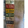 Image 2 : 28 Assorted Alberta License Plates 1940-1980s