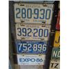 Image 3 : 19 Assorted British Columbia License Plates 1950-1960s