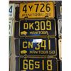 Image 1 : 15 Manitoba Assorted License Plates 1950s-1980s