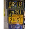 Image 2 : 15 Manitoba Assorted License Plates 1950s-1980s