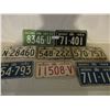 Image 2 : 14 Ontario 1963-1965 License Plates (Some Pairs)