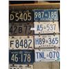 Image 1 : 28 Assorted Ontario 1950s-1970s License Plates