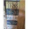 Image 3 : 28 Assorted Ontario 1950s-1970s License Plates