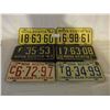 Image 2 : 7 Nova Scotia Assorted License Plates 1960s-1970s