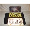 Image 1 : 6 (3 Pairs) North West Territories 1962/63 and 68 License Plates