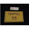 Image 1 : Super-Value #55 Miniature License Plate