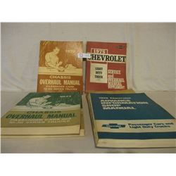 6 Chevrolet 1970s Service Manuals