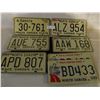Image 1 : 7 North Dakota Assorted License Plates