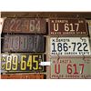 Image 1 : 33 Assorted North Dakota License Plates (Some Pairs) 1930s-1980s