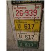 Image 4 : 33 Assorted North Dakota License Plates (Some Pairs) 1930s-1980s