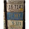 Image 2 : 12 Montana and Arizona Assorted License Plates 1950s-1970s