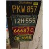 Image 3 : 22 Assorted USA License Plates (Some Pairs)