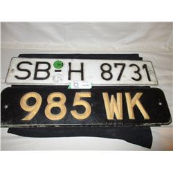 Foreign License Plates