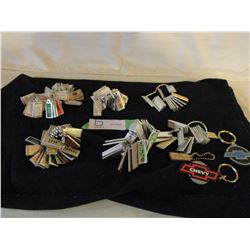 War Amps Key Tags Collection 1940s-1980s