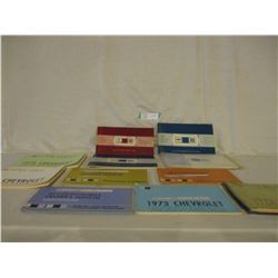 11 1972/73 Chevrolet and Olds Car Owner Manuals