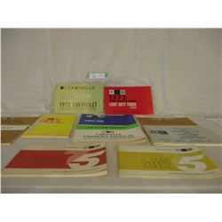 11 1973/74/75 Chevrolet Car and Truck Owners Manuals