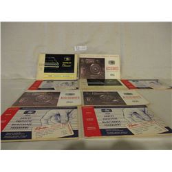 9 1960s American Car Own Manuals
