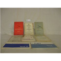 8 1960s Dodge and Plymouth Owners Manuals