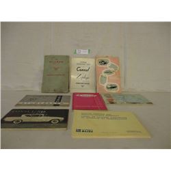 8 Assorted European 1960s Car Owner Manuals