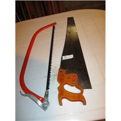 Buck Saw and Hand Saw