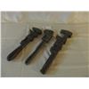 Image 1 : 3 Old Pipe Wrenches