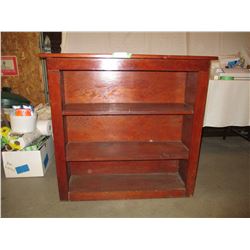 Wooden Storage Shelf Unit 14 by 38.5 by 37" T