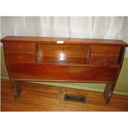 Head Board, Side Rails (Wooden) and Rakings 56" L by 37.5" T