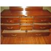 Image 5 : Wooden Dresser with Mirror 18 by 58 by 61" T