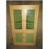Image 1 : Wooden Kitchen Corner Cabinet 25 by 43 by 70"