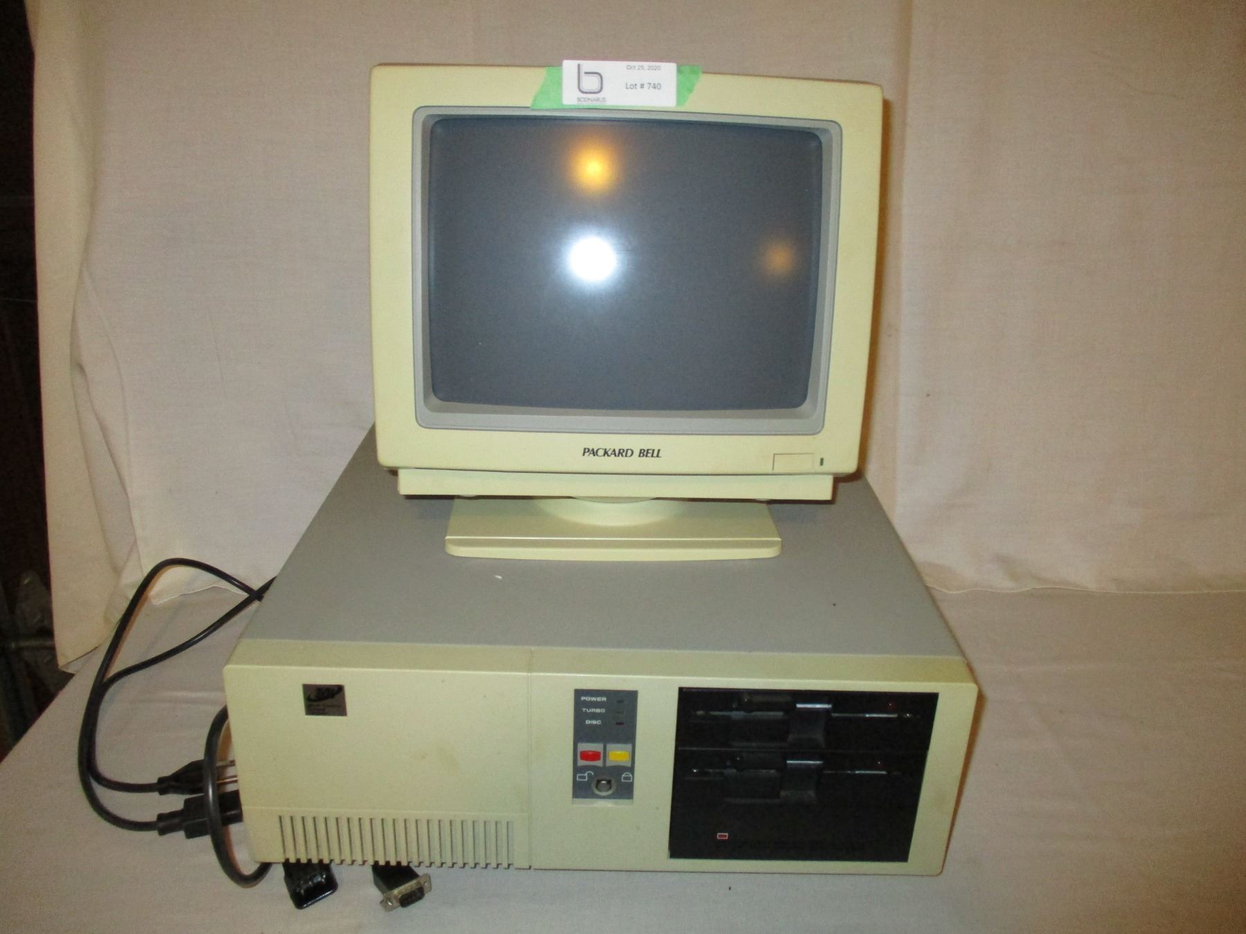 Dsl Pac Bell Computer Pack Bell 1980s Desktop Computer and Accessories