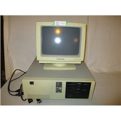 Pack Bell 1980s Desktop Computer and Accessories