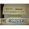 Image 1 : 2 Wooden 567 Club Show Parking Signs and Box of 1970s 567 Club Magazines