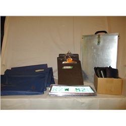 567 Executive Files, Clip Boards, Bill Folds, Ballot Box and License Plates
