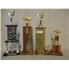 Image 1 : 4 1964 and 1965 Dragging Car Show Trophies