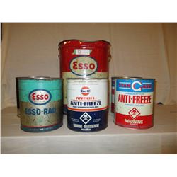 6 Old Oil Cans