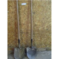 2 Spades with Long Handles