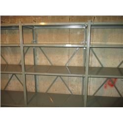 Grey Shelving Industrial Units 6 Sections 222"