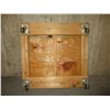 Image 2 : Wooden Palette on Casters 30.5 by 30"