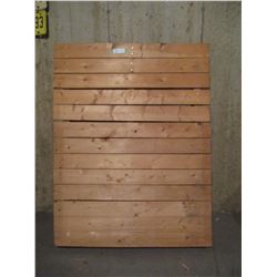 Wooden Palette on Casters 36 by 47"