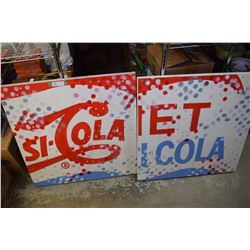 Partial Pepsi Wooden Sign