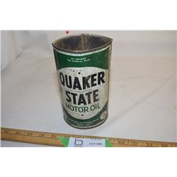 Quaker State Oil Tin