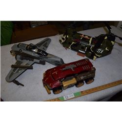 3 Large Fighter Toys (Iron Man Missing Pieces)