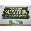 Image 1 : Saskatoon Wooden License Plate