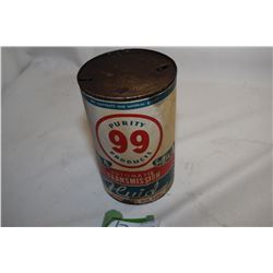 Purity 99 Oil Tin (Paper Label)
