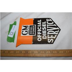G.M. Diesel Porcelain Sign